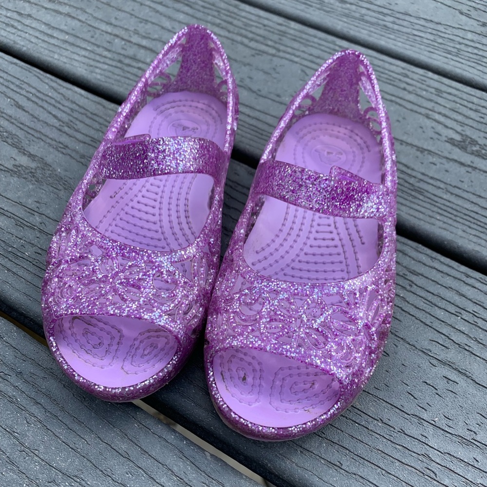 Little girls crocs sandals size 11